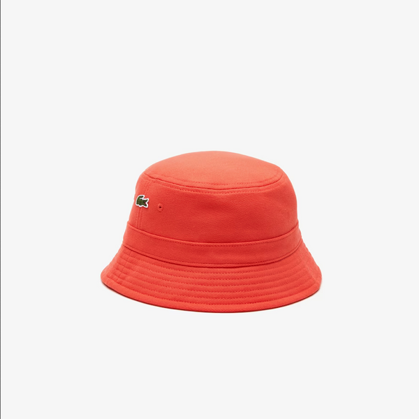Men's Lacoste  Unisex Organic Cotton Bucket Hat - Watermelon 02K