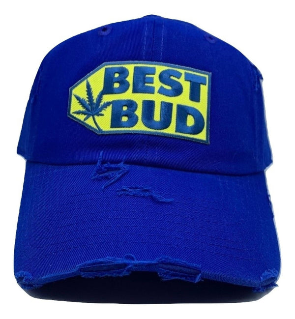 Best Bud Dad Hat Royal Blue - BLVD