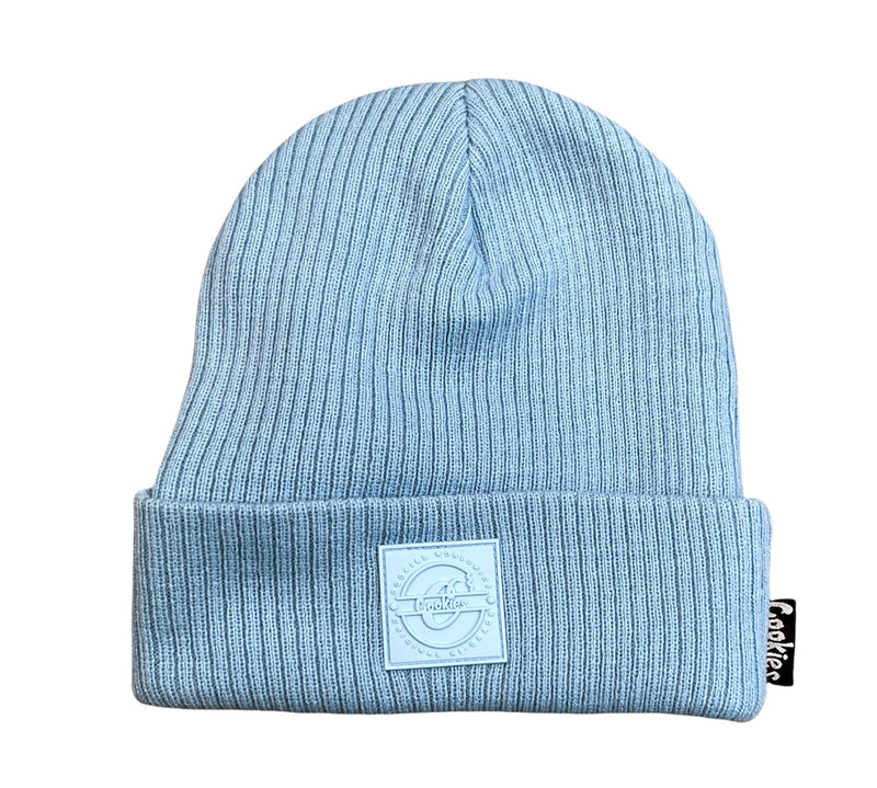 Cookies Carpe Diem Knit Beanie W/ Embossed Logo Patch Carolina Blue ONE SIZE HATS by COOKIES | BLVD
