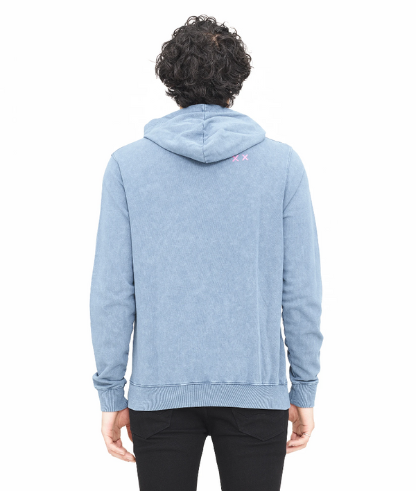 Cult Of Individuality French Terry Logo Pullover In Marina men hoody by Cult Of Individuality | BLVD