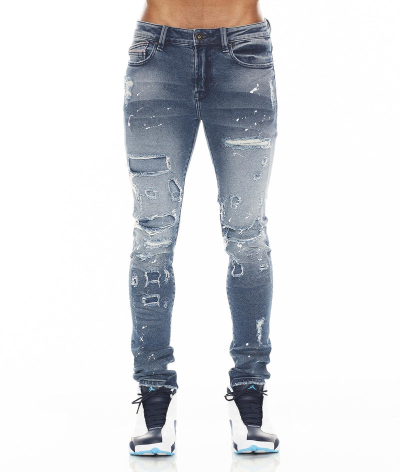 Cult Of Individuality Men's Super Skinny Jeans In Tape MEN JEANS by Cult Of Individuality | BLVD