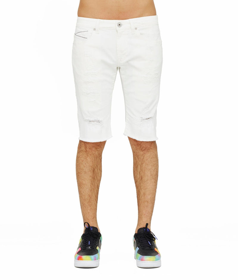 Cult Of Individuality Rocker Short Stretch In 10 Year White Men Shorts by Cult Of Individuality | BLVD