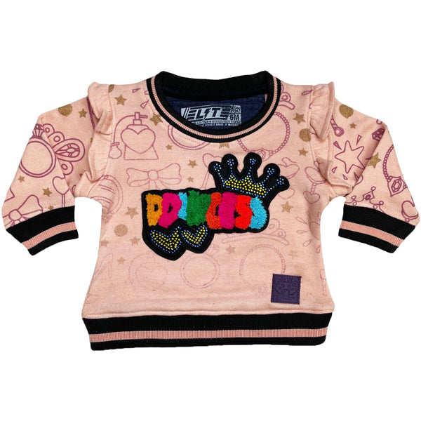 Elite Infant Princess Baby Girls Sweatshirt & Jeans Set kids set by Elite | BLVD