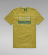 G-Star Color Block Originals Slim T-Shirt Gold Olive MEN Tees by G-Star | BLVD