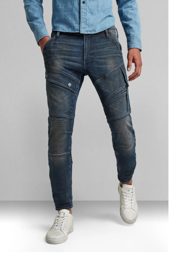 G-star Men Airblaze 3d Skinny Jeans Antic Nebulas - BLVD
