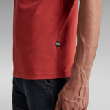 G-Star RAW. Double Layer T-Shirt Rusty Red MEN Tees by G-Star | BLVD