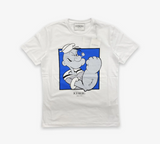 Iceberg X Popeye Men's T-shirt White Blue MEN Tees by ICEBERG | BLVD