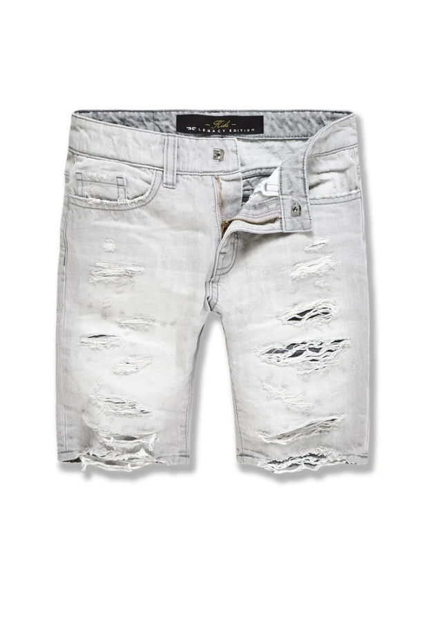 Jordan Craig Kids Belmar Denim Shorts (Cement Wash) - BLVD