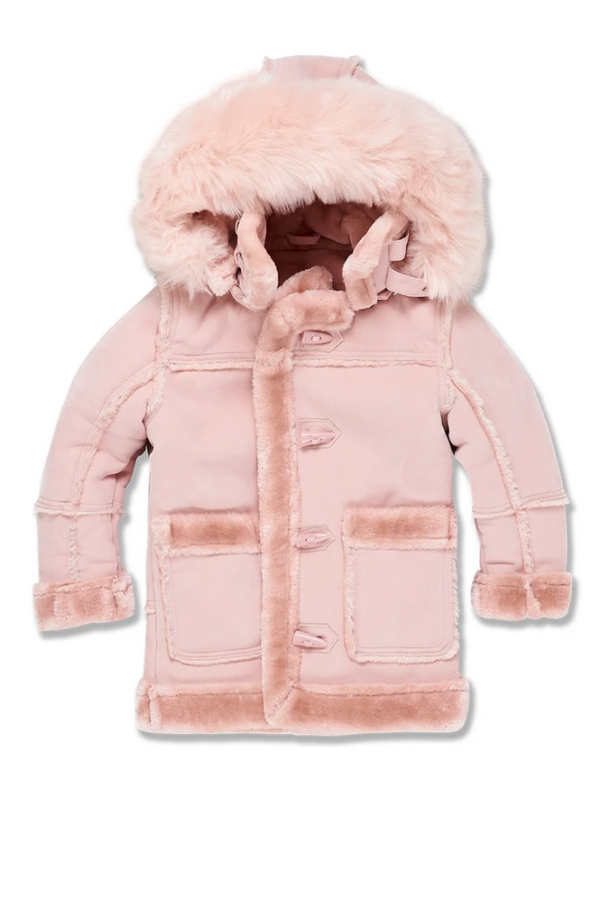 Jordan Craig Kids Denali Shearling Jacket (Pink) 91540K 91540B kids jacket by Jordan Craig | BLVD