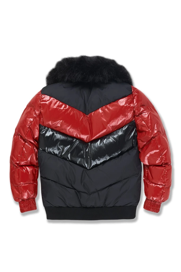 Jordan Craig Kids Sugar Hill Puffer Jacket (Crimson) 91548K 91548B kids jacket by Jordan Craig | BLVD