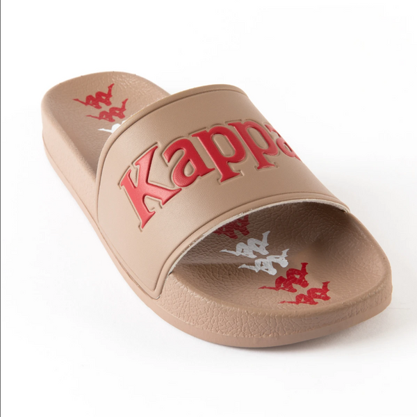 Kappa 222 Banda Adam 17 Slides - Brown Red White - BLVD