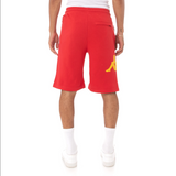 Kappa Authentic Runis T-Shirt & Sangone Shorts Set Red - BLVD