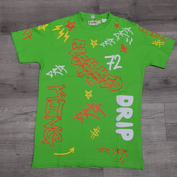 Kids Evolution T-Shirt ( Lime ) - BLVD