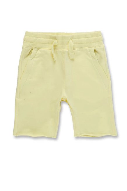 Kids Jordan Craig Cotton Shorts ( Yellow ) - BLVD