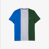 Lacoste Men's Branded Crew Neck Cotton T-shirt & Short Set Green Grey Blue MEN SHORTS SET by Lacoste | BLVD