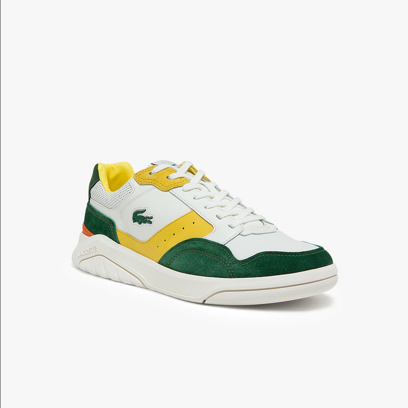 Lacoste Men's Game Advance Luxe Leather and Synthetic Sneakers - BLVD