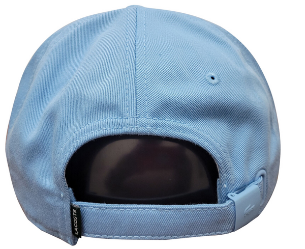 Lacoste Men’s Pennants L Organic Cotton Cap Barbeau Blue ONE SIZE HATS by Lacoste | BLVD