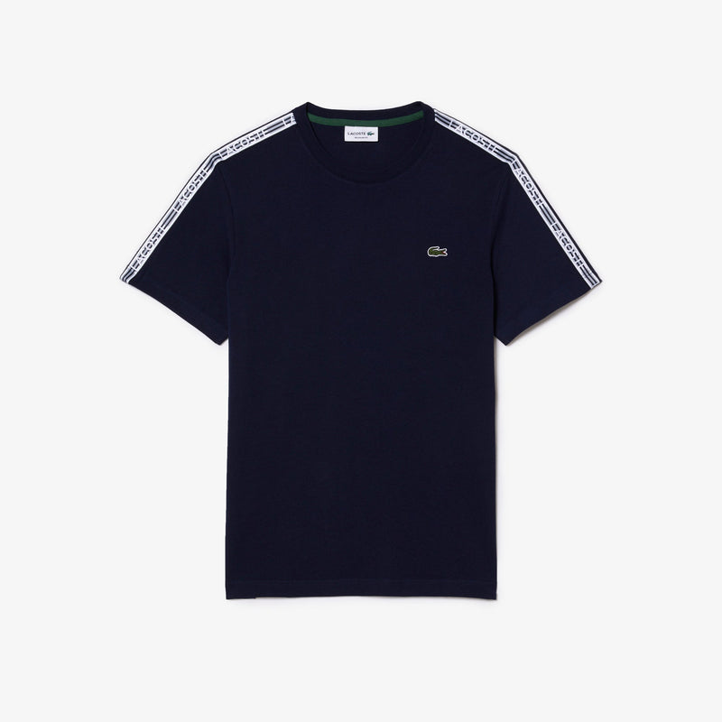 Lacoste Men\'s Regular Fit Logo Stripe T-shirt & Shorts Set - Navy Whit –  BLVD