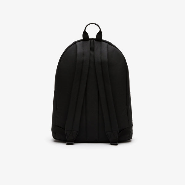 Lacoste Neocroc Backpack with Zipped Logo Straps - Black BAGS by Lacoste | BLVD
