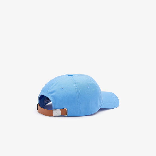 Men's Lacoste Contrast Strap And Oversized Crocodile Cotton Cap Ethereal L99 ONE SIZE HATS by Lacoste | BLVD
