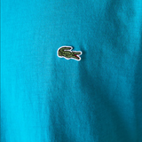 Men’s Lacoste Crewneck Pima Cotton Jersey T-shirt Turquoise Hdb - BLVD
