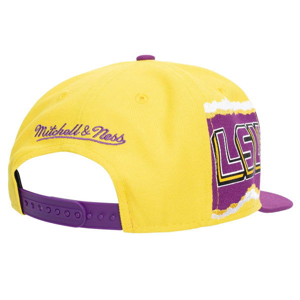 Mitchell & Ness Jumbotron Snapback Louisiana State University Snapback Hat ONE SIZE HATS by New Era | BLVD