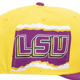 Mitchell & Ness Jumbotron Snapback Louisiana State University Snapback Hat ONE SIZE HATS by New Era | BLVD