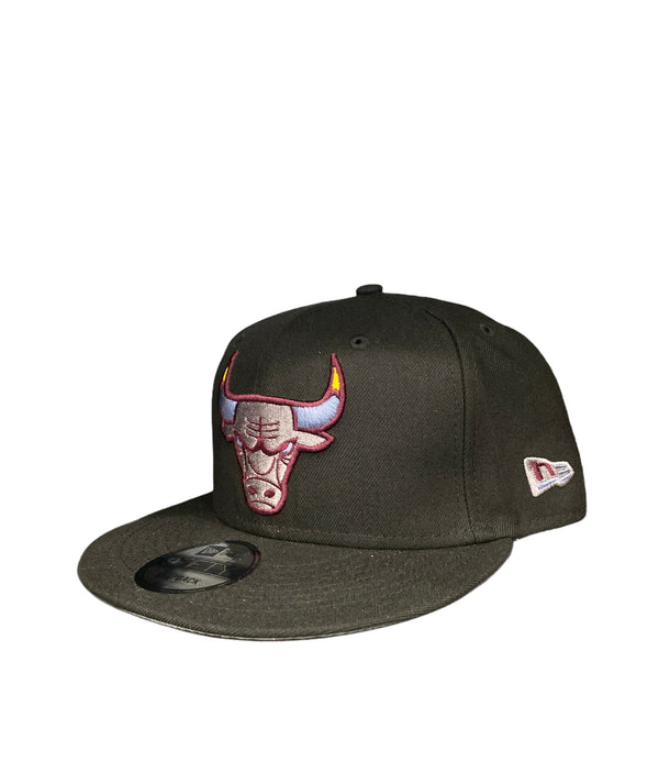 New Era Chicago Bulls Black Maroon 9fifty Snapback - BLVD