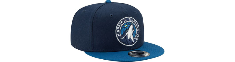 New Era Minnesota Timberwolves Blue 9Fifty Men's Snapback Hat ONE SIZE HATS by New Era | BLVD