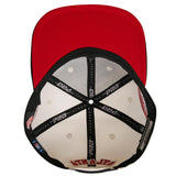 Pro Standard - Atlanta Hawks Retro Classic Primary Logo Wool Snapback Hat - Eggshell Red ONE SIZE HATS by Pro Standard | BLVD