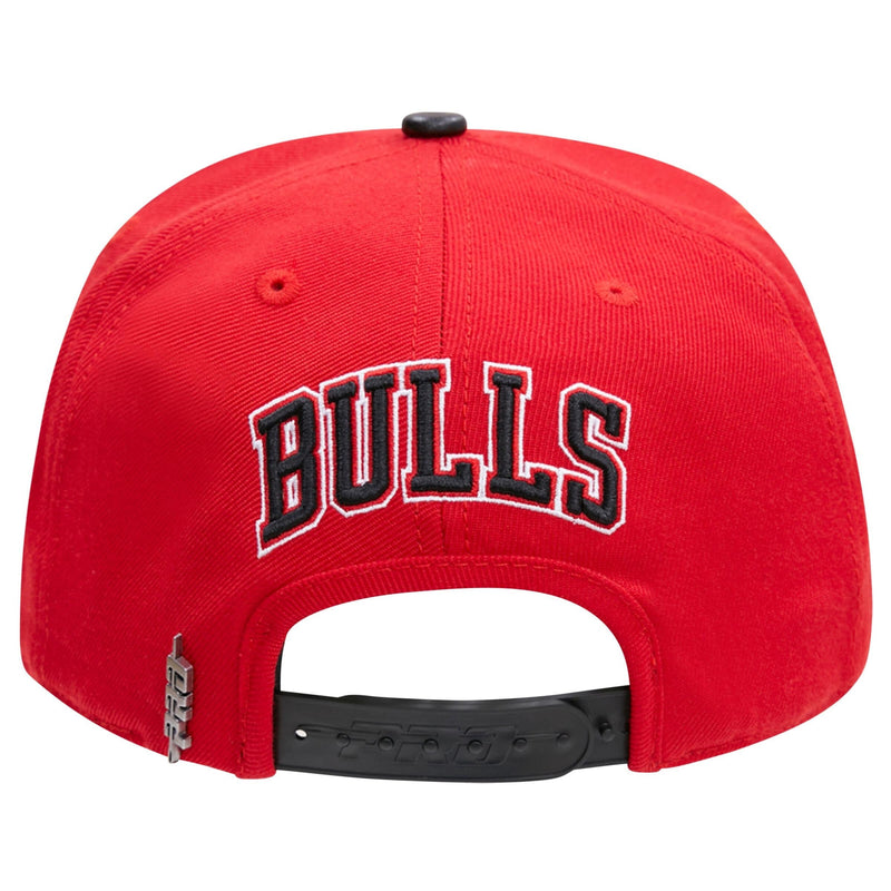 Pro Standard - Chicago Bulls Retro Classic Primary Logo Wool Snapback Hat - Red BlacK ONE SIZE HATS by Pro Standard | BLVD