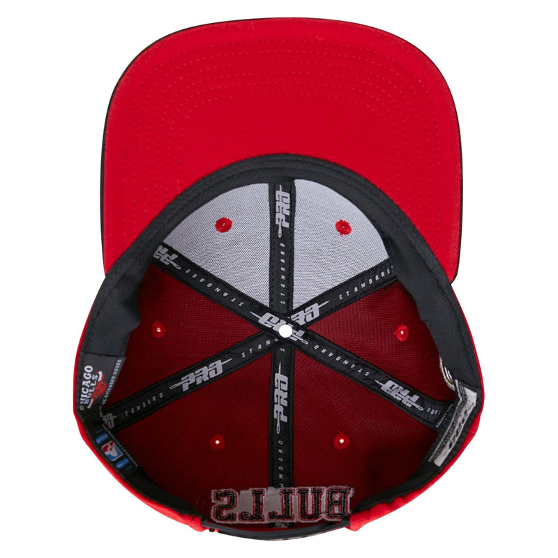 Pro Standard - Chicago Bulls Retro Classic Primary Logo Wool Snapback Hat - Red BlacK ONE SIZE HATS by Pro Standard | BLVD