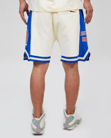 Pro Standard New York Knicks Retro Classic Sj Striped T-shirt & Short Set - Eggshell Royal Blue men shorts set by Pro Standard | BLVD