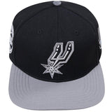 Pro Standard - San Antonio Spurs Retro Classic Primary Logo Wool Snapback Hat - Black Grey ONE SIZE HATS by Pro Standard | BLVD
