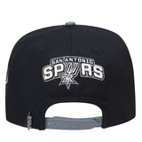 Pro Standard - San Antonio Spurs Retro Classic Primary Logo Wool Snapback Hat - Black Grey ONE SIZE HATS by Pro Standard | BLVD