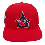 Pro Standard - Washington Nationals Capital Logo Snapback Hat - Red Navy ONE SIZE HATS by Pro Standard | BLVD