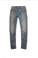 Purple Brand Jeans P001 Low Rise Skinny Dirty Tinted Indigo Vintage MEN JEANS by Purple Brand | BLVD