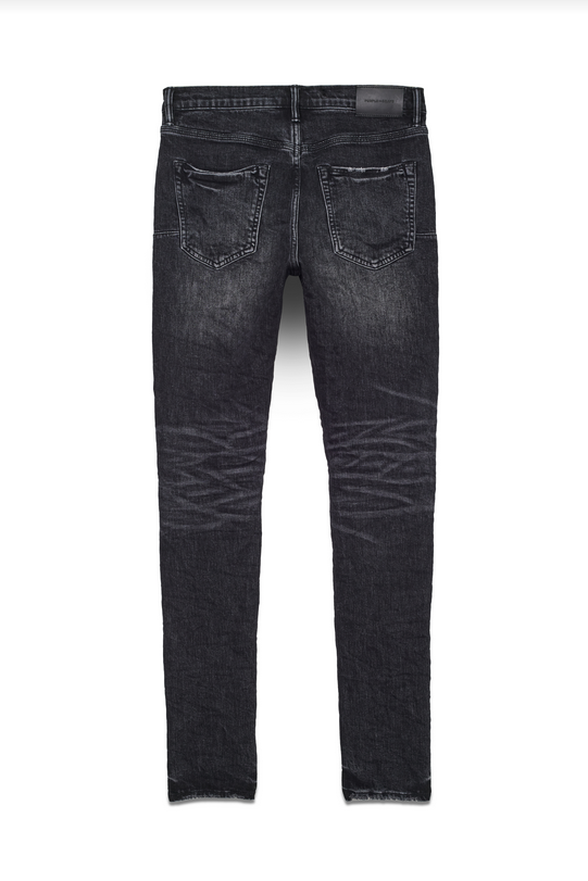 Purple Brand Jeans P001 Low Rise Skinny Jean - Washed Aged Black P001-WWAB123 MEN JEANS by Purple Brand | BLVD