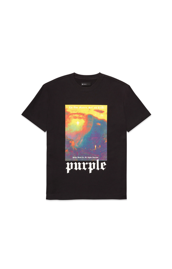 Purple Brand Men P104 Regular Fit T-shirt Triumph Black Beauty MEN Tees by Purple Brand | BLVD